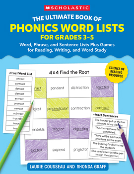 Paperback The Ultimate Book of Phonics Word Lists: Grades 3-5 Book