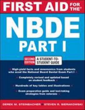 Paperback FIRST AID FOR THE NBDE PART 1 2/E (First Aid Series) Book