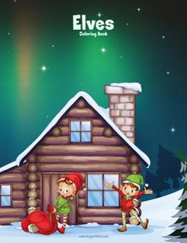 Paperback Elves Coloring Book