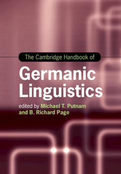 Paperback The Cambridge Handbook of Germanic Linguistics Book