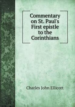 Paperback Commentary on St. Paul's First epistle to the Corinthians Book