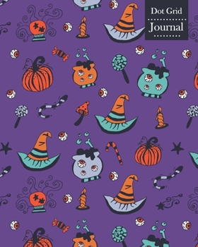 Paperback Dot Grid Journal: Notebook Planner with Unique Halloween Themed Cover Design Book