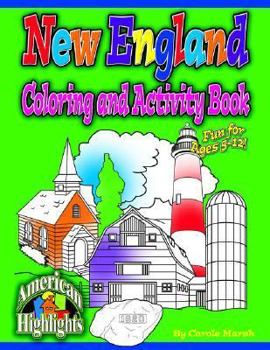 Paperback New England Coloring & Activity Book