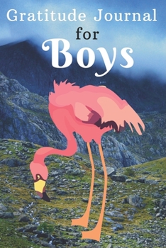 Gratitude Journal for Boys: A Flamingo Inspirational Gratitude Journal for Girls and boys birthday Funny Gifts
