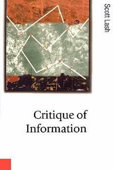 Paperback Critique of Information Book