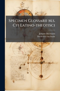 Paperback Specimen Glossarii M.s. Cti Latino-theotisci [Latin] Book