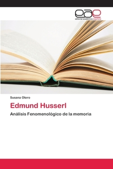 Paperback Edmund Husserl [Spanish] Book