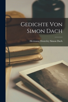 Paperback Gedichte von Simon Dach Book