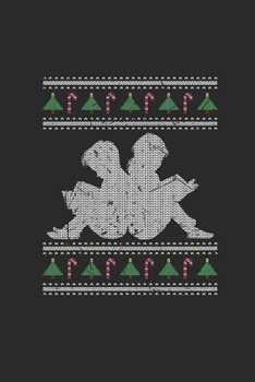 Ugly Christmas Reading: Graph Paper Notebook (6" x 9" - 120 pages) ~ Christmas Themed Notebook for Daily Journal, Diary, and Gift