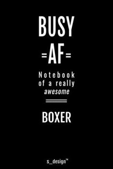Notebook for Boxers / Boxer: awesome handy Note Book [120 blank lined ruled pages]