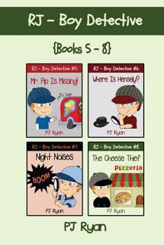 Paperback RJ - Boy Detective Books 5-8: 4 Fun Short Story Mysteries for Children Ages 9-12 Book
