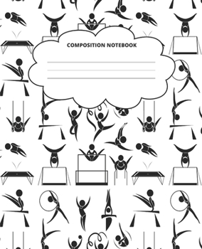 Sports Composition Notebook: Blank Lined Cute Notebooks for Girls Teens Kids School Writing Notes Journal (7.5 x 9.25 in)