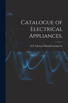 Paperback Catalogue of Electrical Appliances. Book