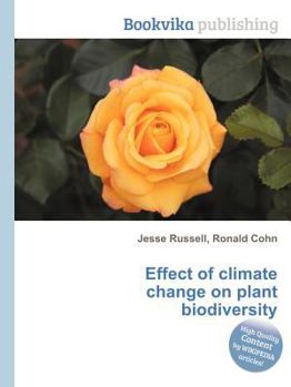 Paperback Effect of Climate Change on Plant Biodiversity Book
