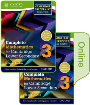 Paperback Complete Mathematics for Cambridge Lower Secondary Book 3: Print and Online Student Book [With eBook] Book