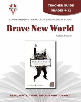 Paperback Brave New World - Teacher Guide by Novel Units Book