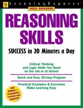 Paperback Reasoning Skills Success in 20 Minutes a Day Book
