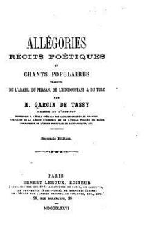 Paperback Allégories, récits poétiques et chants populaires [French] Book