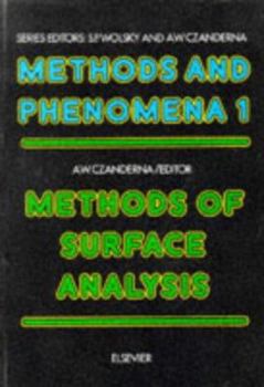 Hardcover Methods of Surface Analysis Book