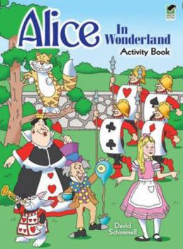 Paperback Alice in Wonderland Activity Book