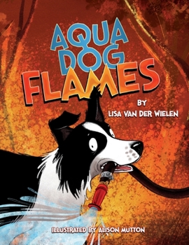 Paperback Aqua Dog Flames Book