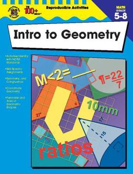 Paperback Intro to Geometry, Grades 5 - 8 Book