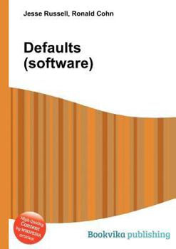 Paperback Defaults (Software) Book