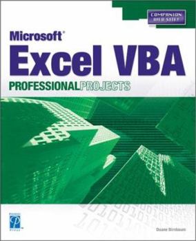 Paperback Microsoft Excel VBA: Professional Projects Book