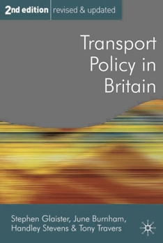 Hardcover Transport Policy in Britain Book