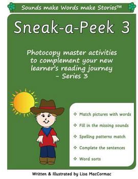 Paperback Sneak-a-Peek 3: Sounds make Words make Stories, Teaching Resources, Series 3 Book