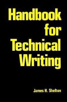 Paperback Handbook for Technical Writing Book
