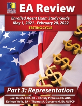 Paperback PassKey Learning Systems EA Review Part 3 Representation: Enrolled Agent Study Guide: May 1, 2021-February 28, 2022 Testing Cycle Book