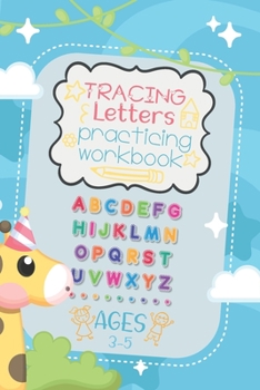 Paperback tracing letters practicing workbook ages 3-5: Practice for Kids with Pen Control, Line Tracing, Letters, / learn alphabet witch tracing / Workbook for Book