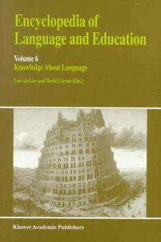 Paperback Encyclopedia of Language and Education: Knowledge about Language Book