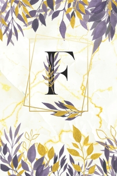 Paperback F: Daily Planner - Letterr F Monogram Planner - Great Letter F Gift Book