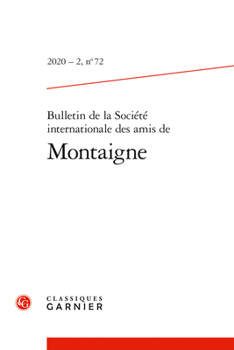 Paperback Bulletin de la Societe Internationale Des Amis de Montaigne [French] Book