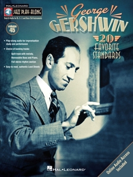 Paperback George Gershwin - Jazz Play-Along Volume 45 Book/Online Audio [With 2 CDs] Book