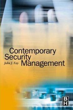Hardcover Contemporary Security Management Book