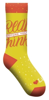 Misc. Read Before You Think Socks Book