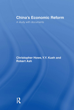 Hardcover China's Economic Reform: A Study with Documents Book