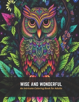 Paperback Wise and Wonderful: An Intricate Coloring Book for Adults Book