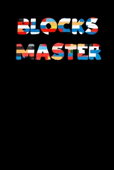 Block Master Block letters Notebook for kids universal size A5  (6 x 9 in)  110 Lined lines Pages Journal for gift: Notebook funny for drawing Dairy ... , funny gift for men, for girl  for kids