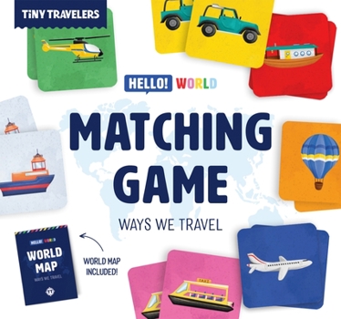 Board Game Tiny Travelers Matching Game: Ways We Travel Book