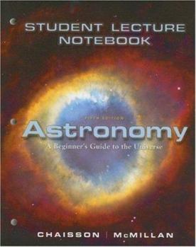 Paperback Astronomy Student Lecture Notebook: A Beginner's Guide to the Universe Book
