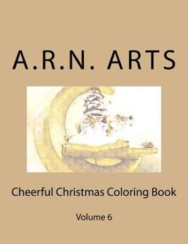 Paperback Cheerful Christmas Coloring Book