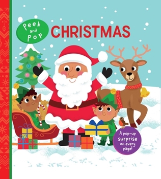 Hardcover Peek and Pop: Christmas Book