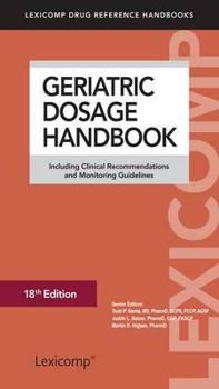 Paperback Geriatric Dosage Handbook Book