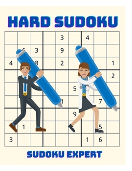 Paperback Hard Sudoku: Sudoku Puzzles with Solutions for Advanced Players Book