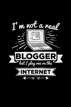 Blogger internet: 6x9 blogging | blank with numbers paper | notebook | notes