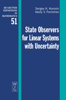 Hardcover State Observers for Linear Systems with Uncertainty Book